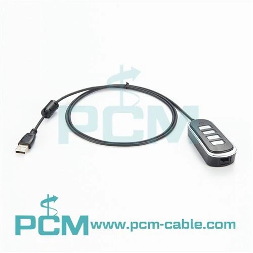 RJ9 uz USB austiņu adapteri