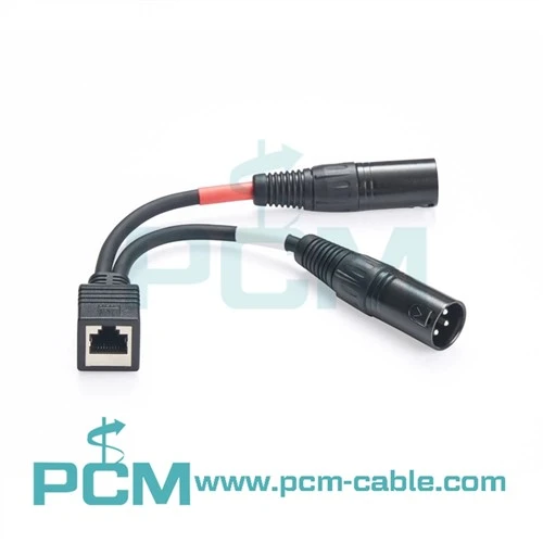 Axia Adapter Cable Dual XLR vīrišķais uz RJ45 Female