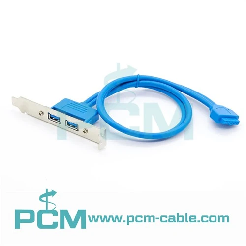 Dual USB3.{1}} Panelis uz mātesplati 20 kontaktu galvene ar PCI