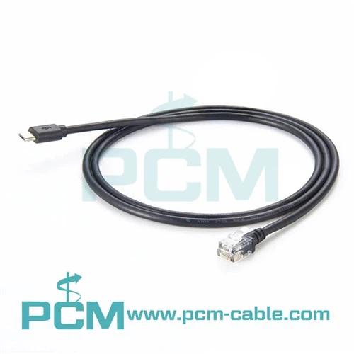 RJ12 uz mikro USB kabeli Kameras kabelis