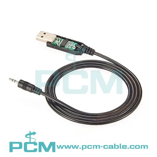 USB Rs232 seriālais kabelis ar 2,5 mm stereo ligzdu