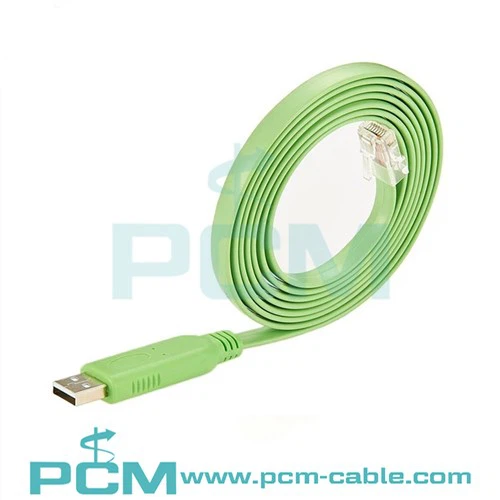 USB TO RJ45 seriālās konsoles kabelis