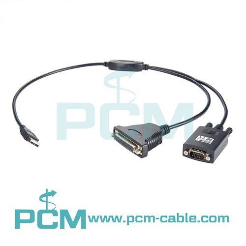 USB uz seriālo un paralēlo adapteri