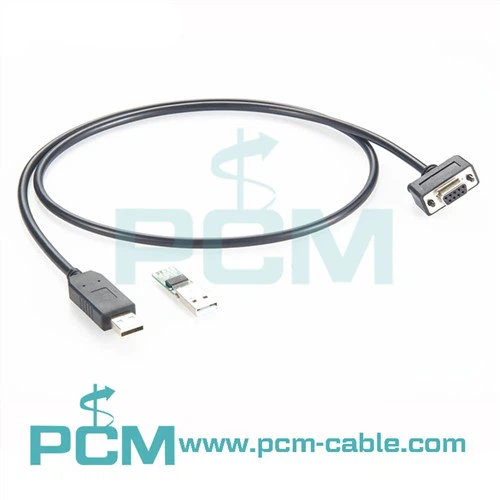 USB uz seriālo RS232 DB9 adaptera kabelis