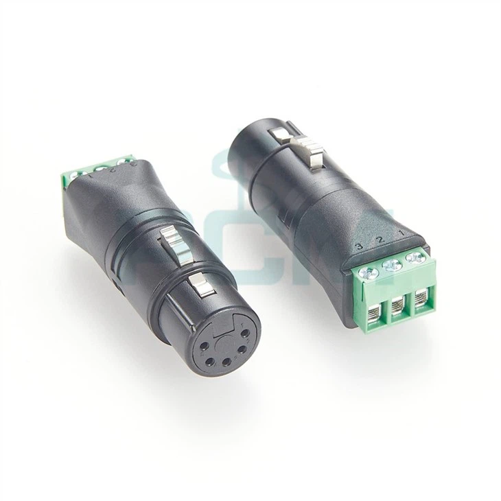 XLR to screw terminal for DMX