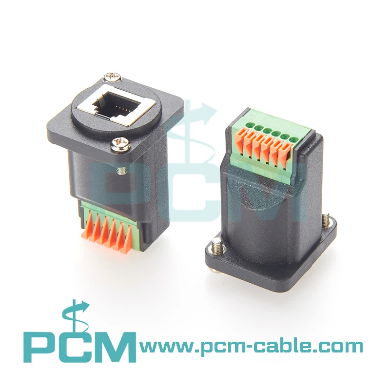 RJ12 6P6C to Terminal Block Adaptor PCM-0488 RJ12 6P6C to Terminal Block Adaptor PCM-0488