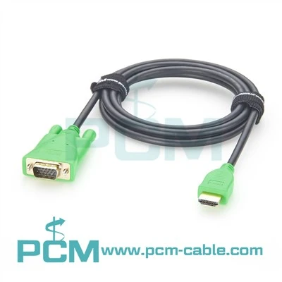 HDMI uz VGA adaptera kabelis