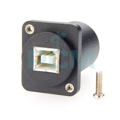USB B uz A caurplūdes savienotājiem XLR apvalkā