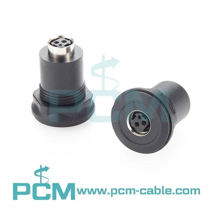 Power DIN 3 Pin Panel Mount Connector