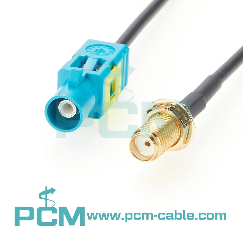 Customizable Fakra Z Code to SMA Female Cable RG58 RG174 RG316 Flexible Design Customizable Fakra Z Code to SMA Female Cable RG58 RG174 RG316 Flexible Design