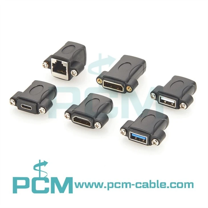 USB Type C 3.1 Feedthrough Bulkhead Mount  connector