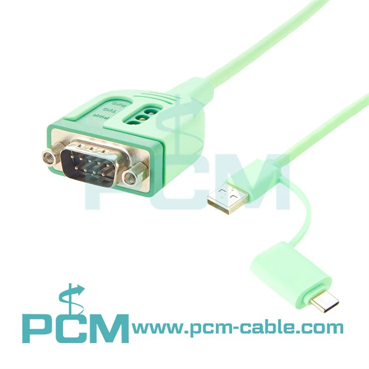 C tipa USB uz RS232/485/422 pārveidotājs rūpnieciskas kvalitātes PLC